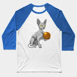 Sphinx Cat Basketball player Basketball Baseball T-Shirt